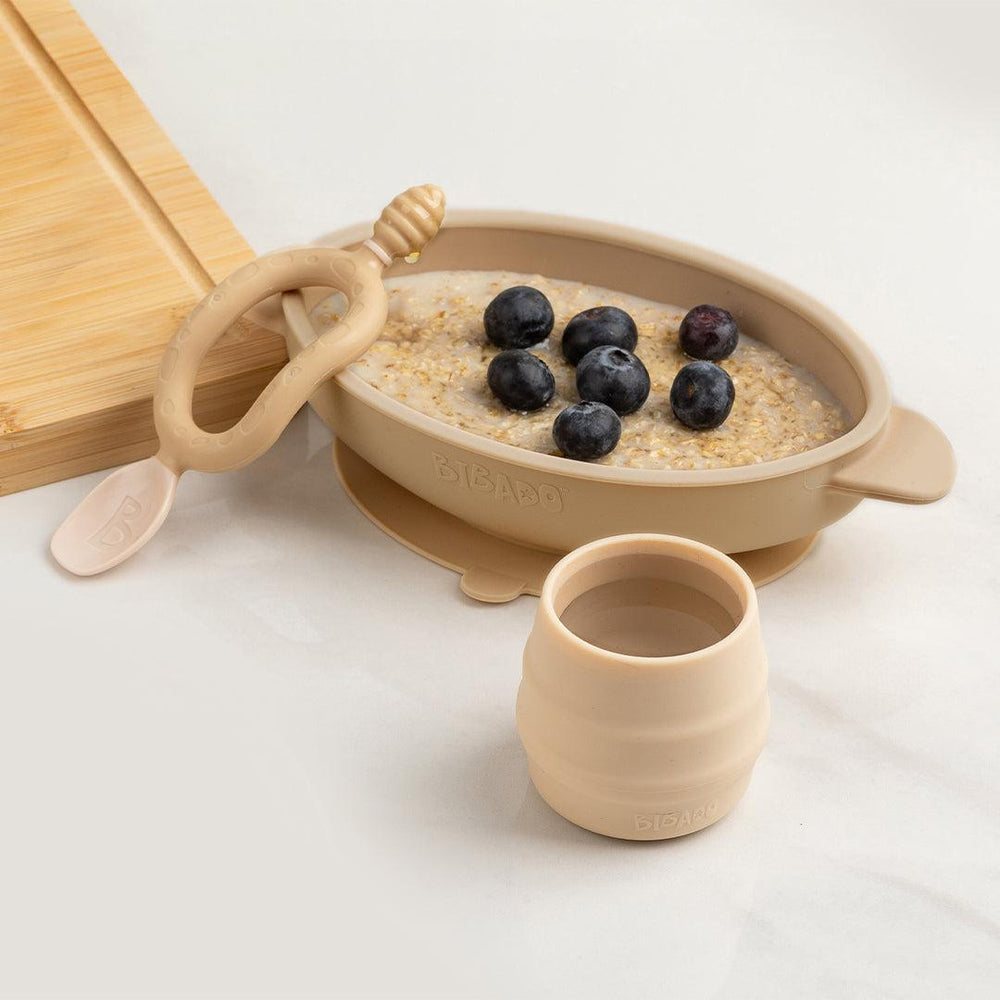 Bibado Silicone Bowl - Fawn-Bowls- | Natural Baby Shower
