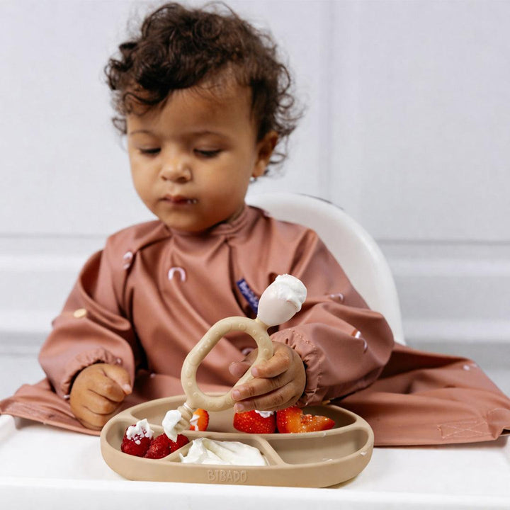 bibado-silicone-plate-fawn-lifestyle | Natural Baby Shower