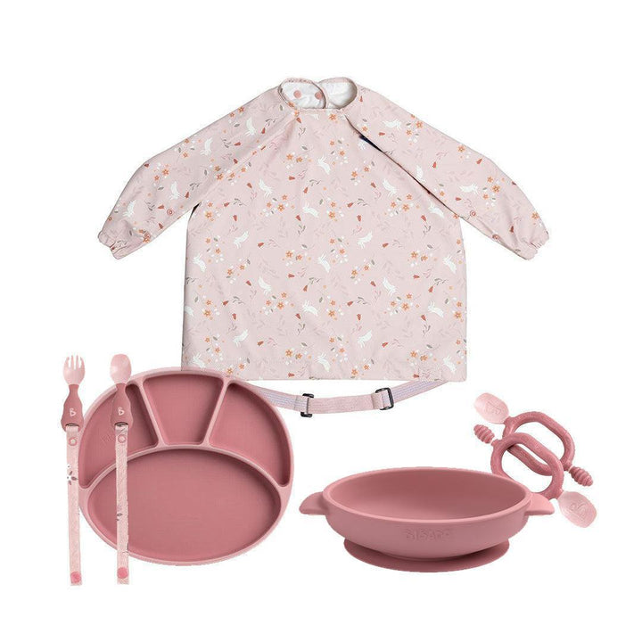 Bibado Silicone Weaning Essentials Bundle - Botanical Bunnies-Feeding Sets- | Natural Baby Shower