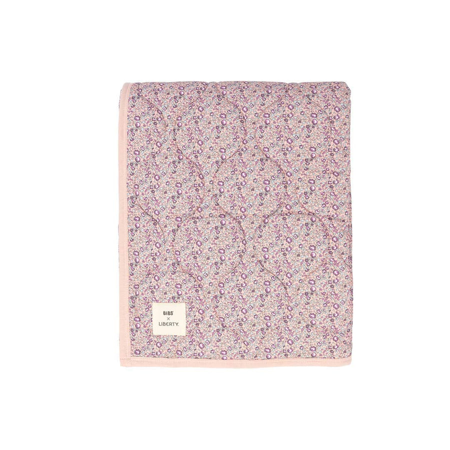 BIBS X LIBERTY Quilted Blanket - Eloise - Blush-Blankets-Eloise/Blush-70cm x 100cm | Natural Baby Shower