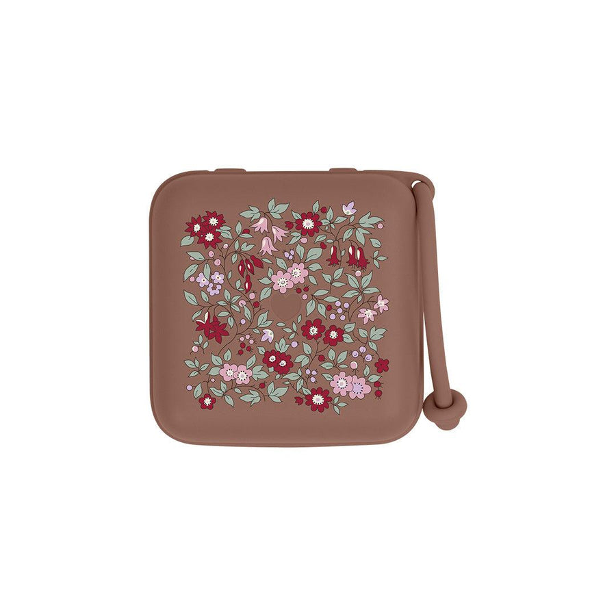 BIBS x Liberty Pacifier Box - Woodchuck - Chamomile Lawn-Pacifier Holders-Woodchuck-Chamomile Lawn | Natural Baby Shower