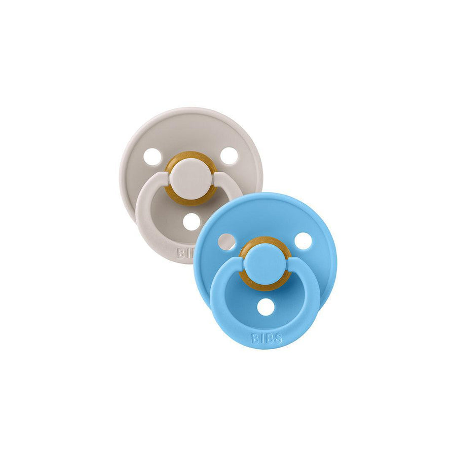 BIBS Pacifier Colour 2 Pack - Mushroom/Breeze-Pacifiers-Mushroom Breeze-1 | Natural Baby Shower