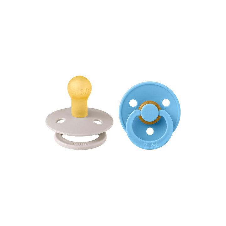 BIBS Pacifier Colour 2 Pack - Mushroom/Breeze-Pacifiers-Mushroom Breeze-1 | Natural Baby Shower