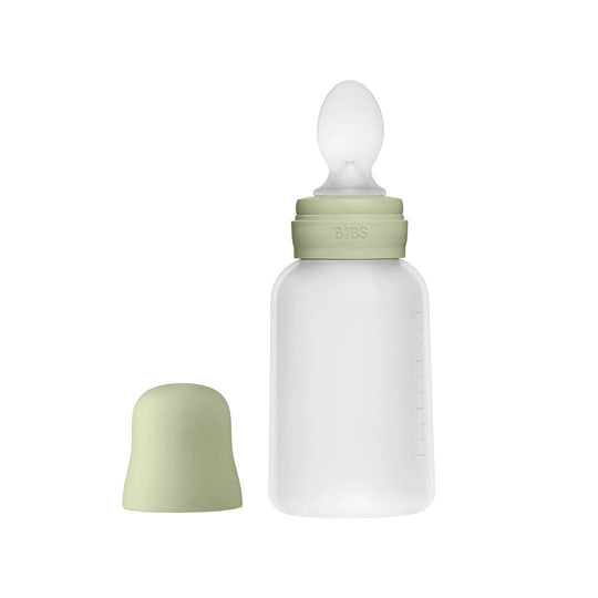 BIBS Spoon Feeder Squeeze - Sage-Feeding Sets-Sage-One Size | Natural Baby Shower