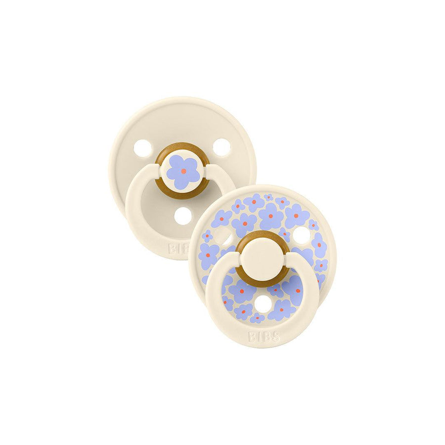 BIBS Studio Latex Pacifier - 2 Pack - Ivory Mix - Jasmine-Pacifiers- | Natural Baby Shower