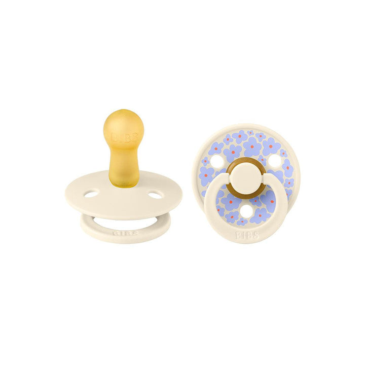 BIBS Studio Latex Pacifier - 2 Pack - Ivory Mix - Jasmine-Pacifiers- | Natural Baby Shower