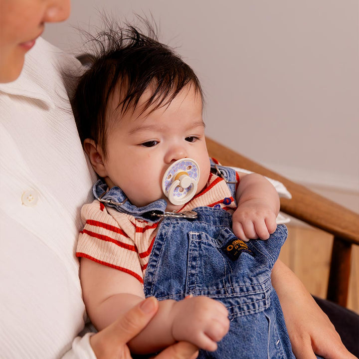 BIBS Studio Latex Pacifier - 2 Pack - Ivory Mix - Jasmine-Pacifiers- | Natural Baby Shower