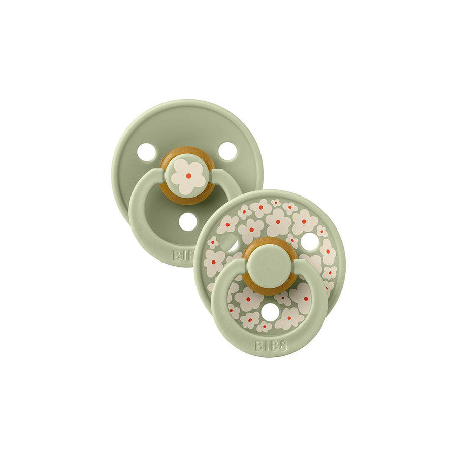 BIBS Studio Latex Pacifier - 2 Pack - Sage Mix - Jasmine-Pacifiers- | Natural Baby Shower