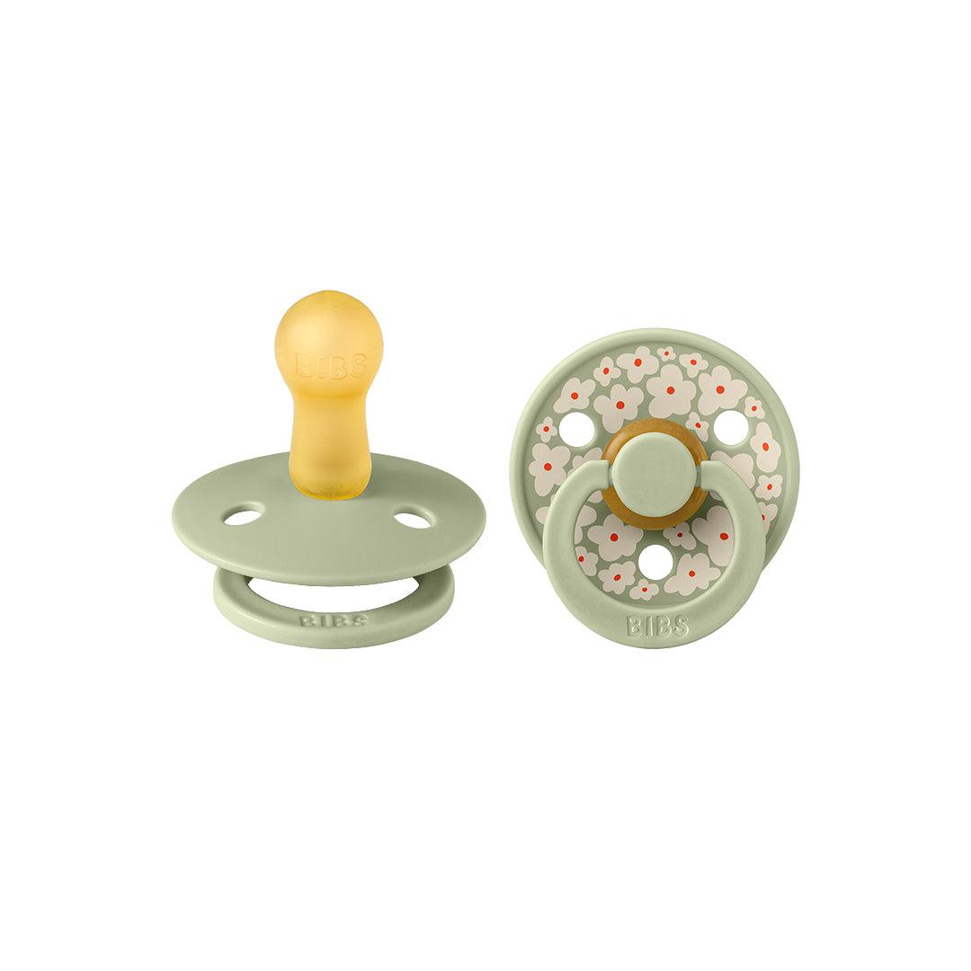 BIBS Studio Latex Pacifier - 2 Pack - Sage Mix - Jasmine-Pacifiers- | Natural Baby Shower