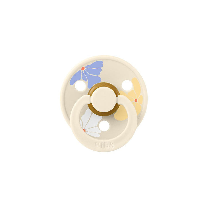 BIBS Studio Latex Pacifier - 2 Pack  - Ivory Mix - Morning Bloom