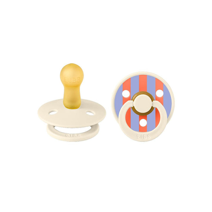 BIBS Studio Latex Pacifier - 2 Pack - Ivory Hush Mix - Pin-Pacifiers- | Natural Baby Shower