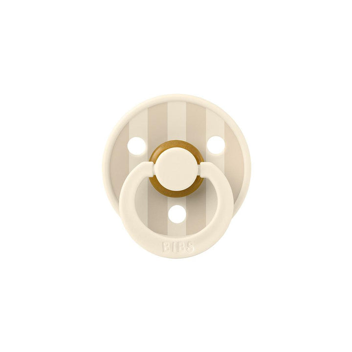 BIBS Studio Latex Pacifier - 2 Pack - Ivory Vanilla Mix - Pin-Pacifiers- | Natural Baby Shower