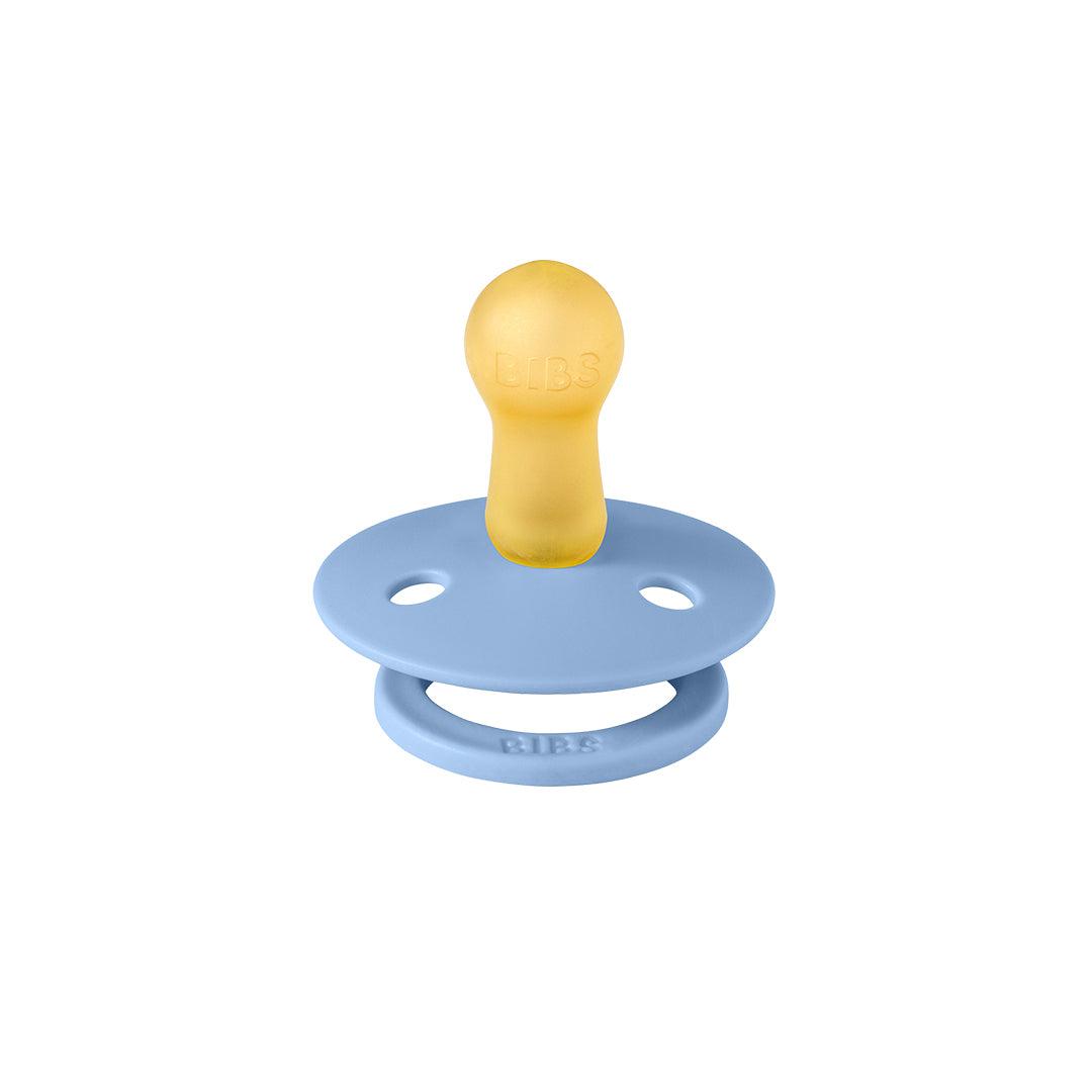 BIBS Studio Latex Pacifier - 2 Pack - Sky Blue Mix - Pin-Pacifiers- | Natural Baby Shower