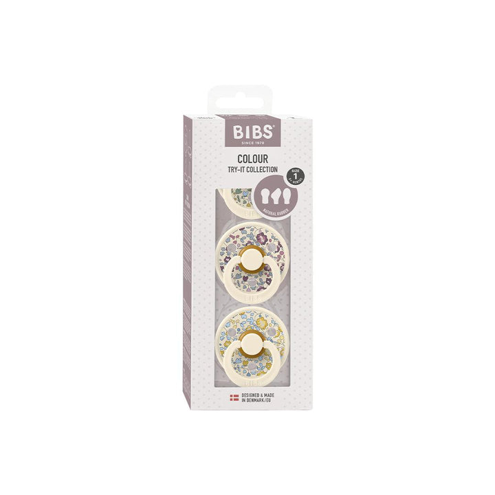 BIBS X LIBERTY Try-It Eloise Colour Pacifiers - 3 Pack-Pacifiers-Liberty- | Natural Baby Shower
