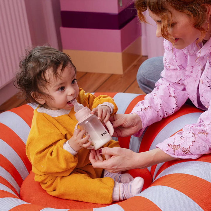 BIBS World Baby Bottle Nipple Round Silicone 2 Pack Thick Flow-Baby Bottles- | Natural Baby Shower