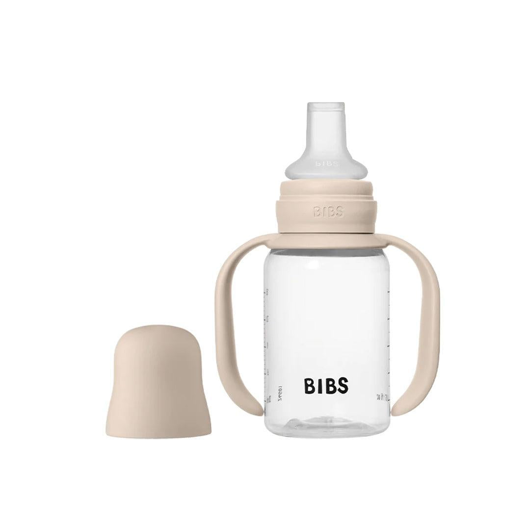 BIBS World Baby Sippy Bottle Spout Silicone 1 Pack 150ml - Blush-Baby Bottles-Blush-150ml | Natural Baby Shower