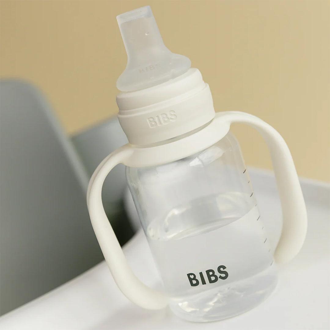 BIBS World Baby Sippy Bottle Spout Silicone 1 Pack 150ml - Ivory-Baby Bottles-Ivory-150ml | Natural Baby Shower