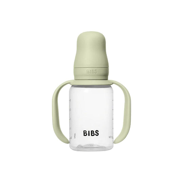 BIBS World Baby Sippy Bottle Spout Silicone 1 Pack 150ml - Sage-Baby Bottles-Sage-150ml | Natural Baby Shower