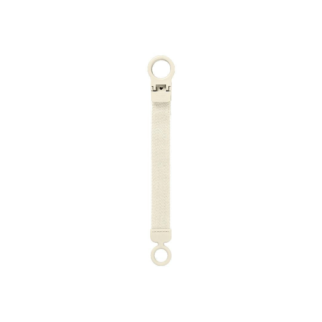 BIBS World BIBS Pacifier Clip Loop - Ivory-Pacifier Clips-Ivory-One Size | Natural Baby Shower