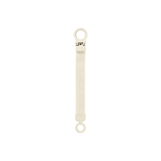 BIBS World BIBS Pacifier Clip Loop - Ivory-Pacifier Clips-Ivory-One Size | Natural Baby Shower