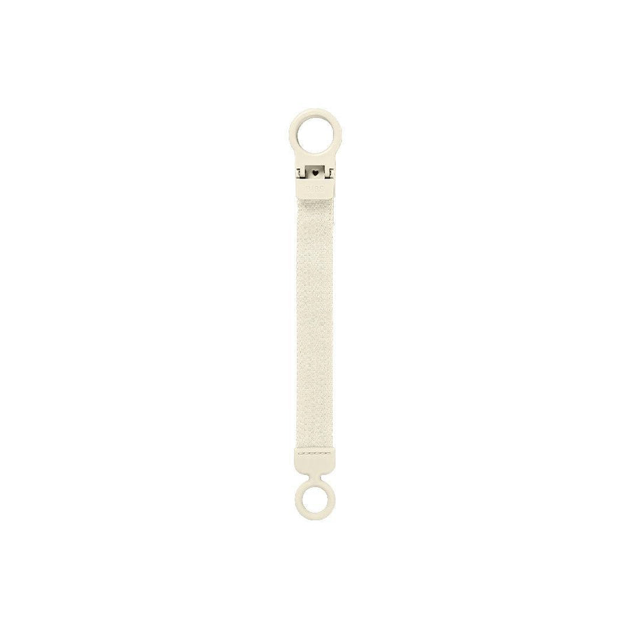 BIBS World BIBS Pacifier Clip Loop - Ivory-Pacifier Clips-Ivory-One Size | Natural Baby Shower