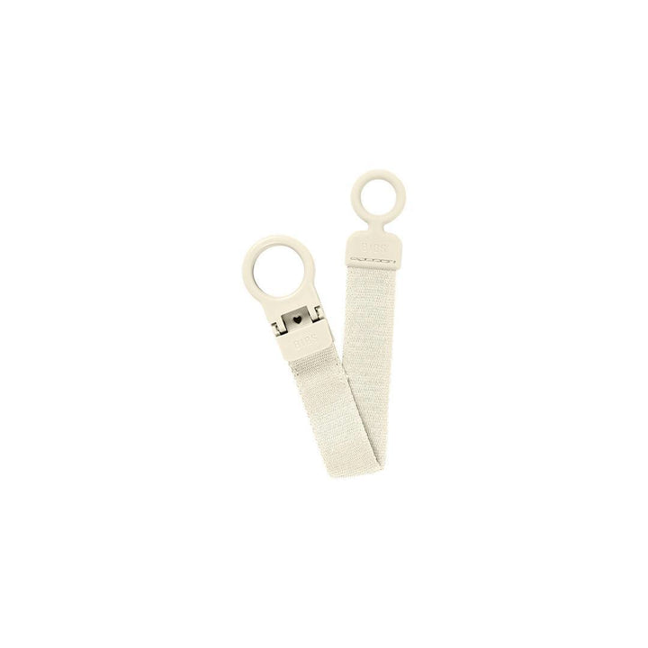 BIBS World BIBS Pacifier Clip Loop - Ivory-Pacifier Clips-Ivory-One Size | Natural Baby Shower