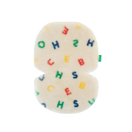 Binibamba BOBO Leterland Snuggler - Milk-Seat Liners-Milk-One Size | Natural Baby Shower