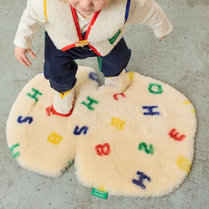 Binibamba BOBO Leterland Snuggler - Milk-Seat Liners-Milk-One Size | Natural Baby Shower