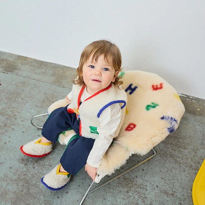 Binibamba BOBO Leterland Snuggler - Milk-Seat Liners-Milk-One Size | Natural Baby Shower