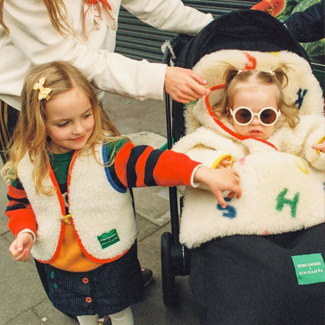 Binibamba BOBO X BINI Merino Snugglevest - Milk-Snugglesuits-Milk-0-6m | Natural Baby Shower