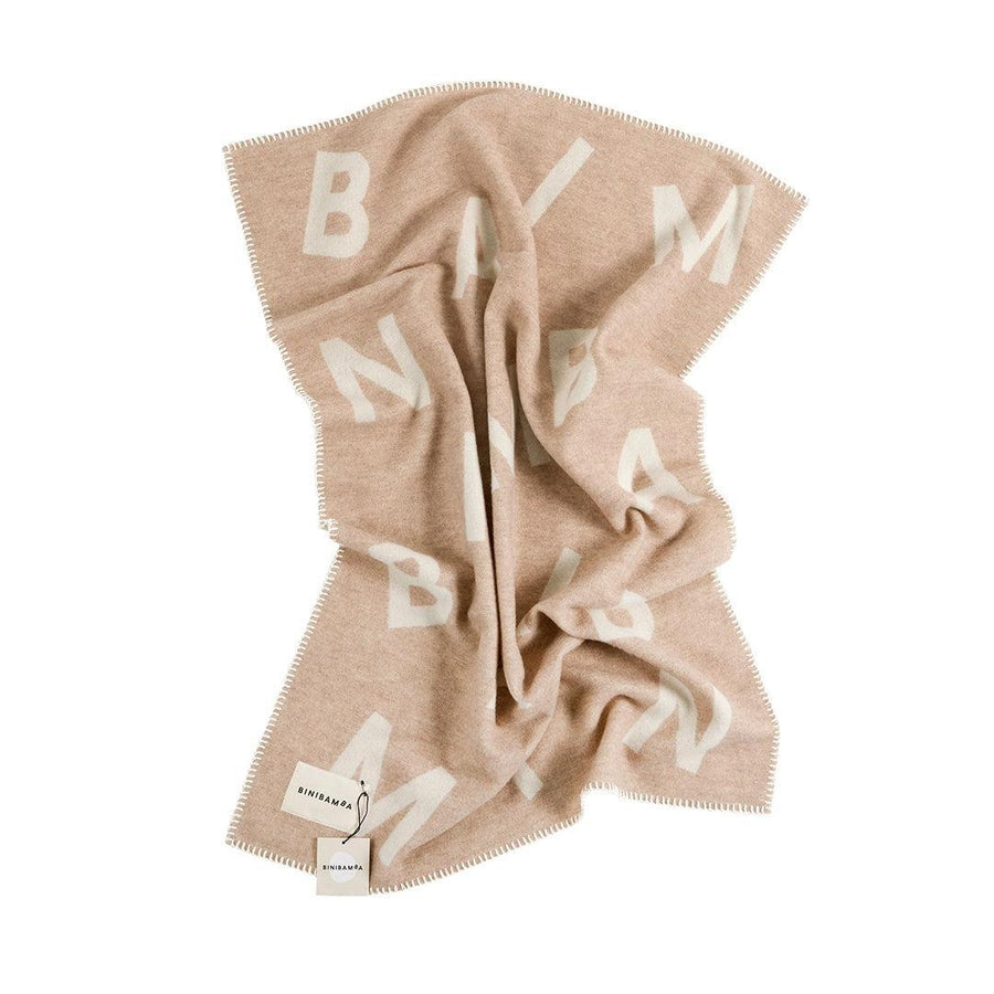 BINIBAMBA Merino Blanket - Alphabet-Blankets-Alphabet-One Size | Natural Baby Shower