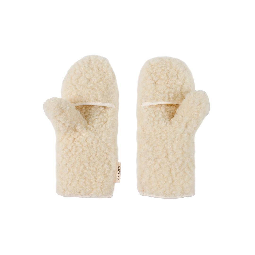 Binibamba Merino Mama Mittens - Milk-Gloves + Mittens-Milk-One Size | Natural Baby Shower