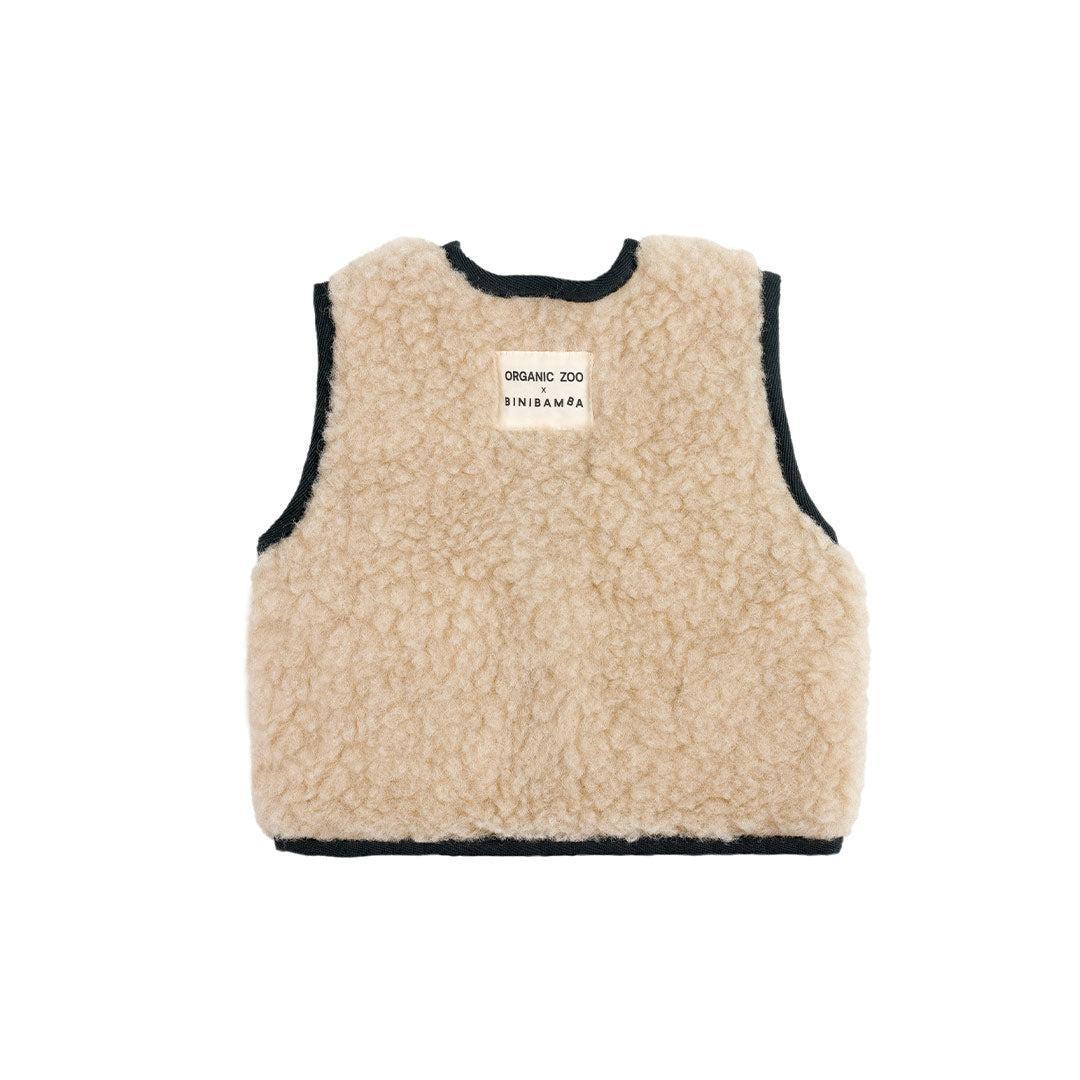 Binibamba X Organic Zoo Merino Snugglevest - Peanut-Tops-0-6m- | Natural Baby Shower