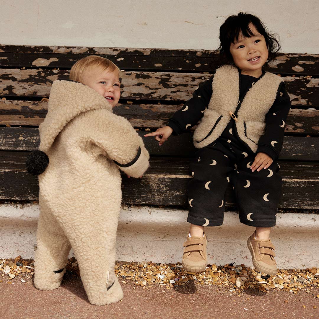 Binibamba X Organic Zoo Merino Snugglevest - Peanut-Tops-0-6m- | Natural Baby Shower