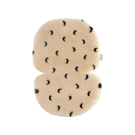 Binibamba X Organic Zoo Sheepskin Snuggler - Midnight Moon-Footmuffs- | Natural Baby Shower