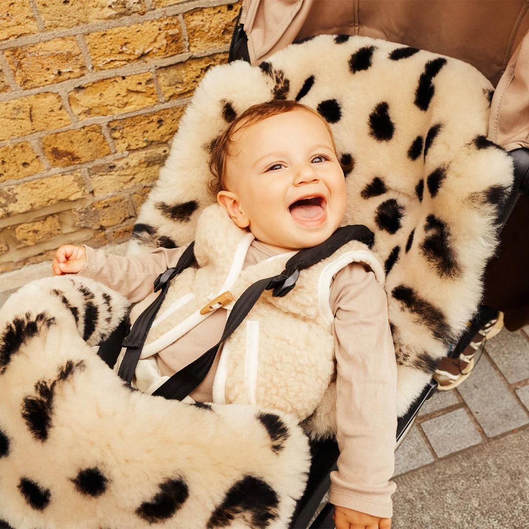 Binibamba Puffmuff Fixed Harness - Leopard-Footmuffs-Leopard-One Size | Natural Baby Shower