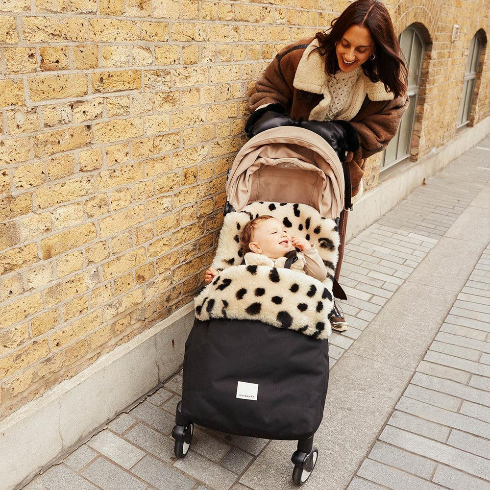 Binibamba Puffmuff Fixed Harness - Leopard-Footmuffs-Leopard-One Size | Natural Baby Shower