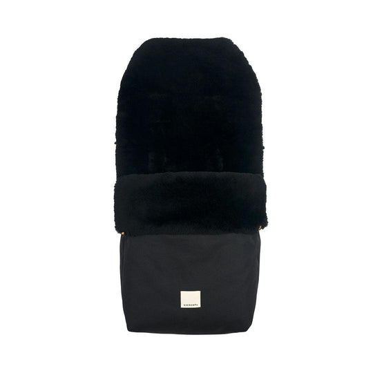 Binibamba Puffmuff Fixed Harness - Noir-Footmuffs-Noir-One Size | Natural Baby Shower