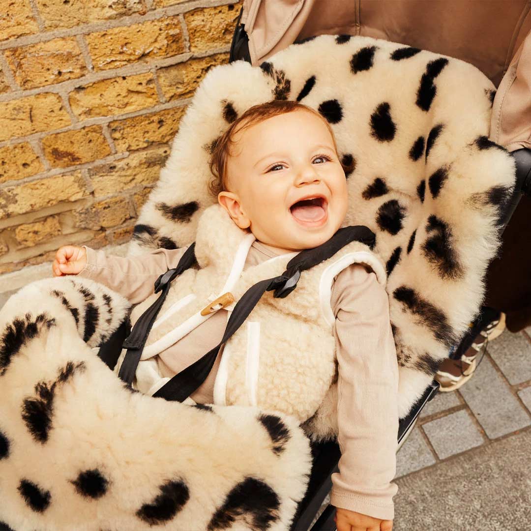 BINIBAMBA Puffmuff Leopard Natural Baby Shower