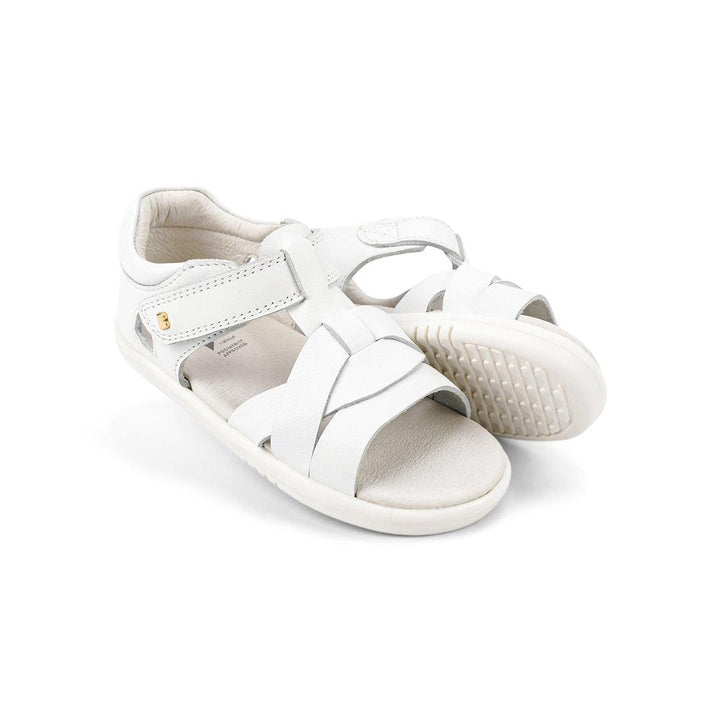 Bobux I-Walk Cove - White-Sandals-White-23 EU (UK 6) | Natural Baby Shower