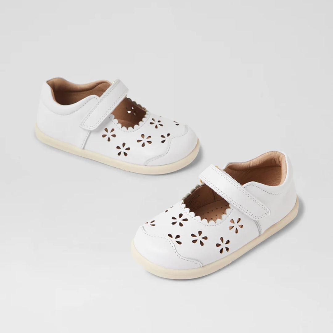 Bobux I-Walk Heather - White-Shoes-White-23 EU (6 UK) | Natural Baby Shower