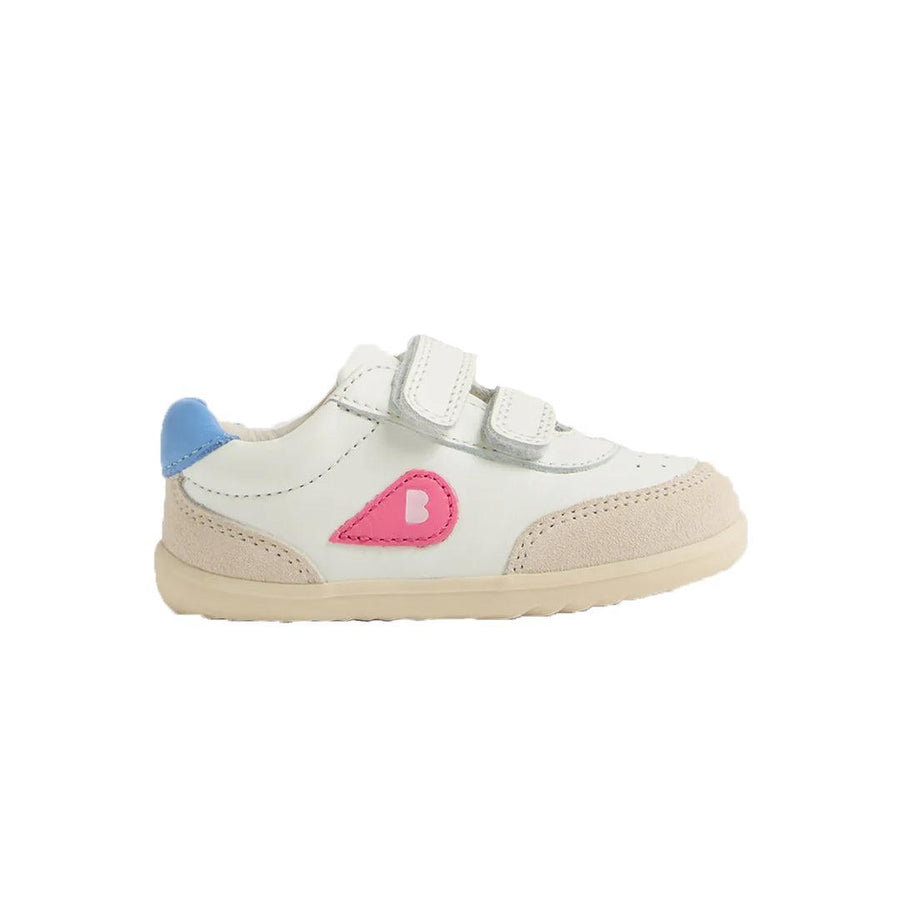 Bobux Step-Up Champ - Chalk-White-Pink Lemonade-Shoes-Chalk-White-Pink Lemonade-21 EU (4.5 UK) | Natural Baby Shower
