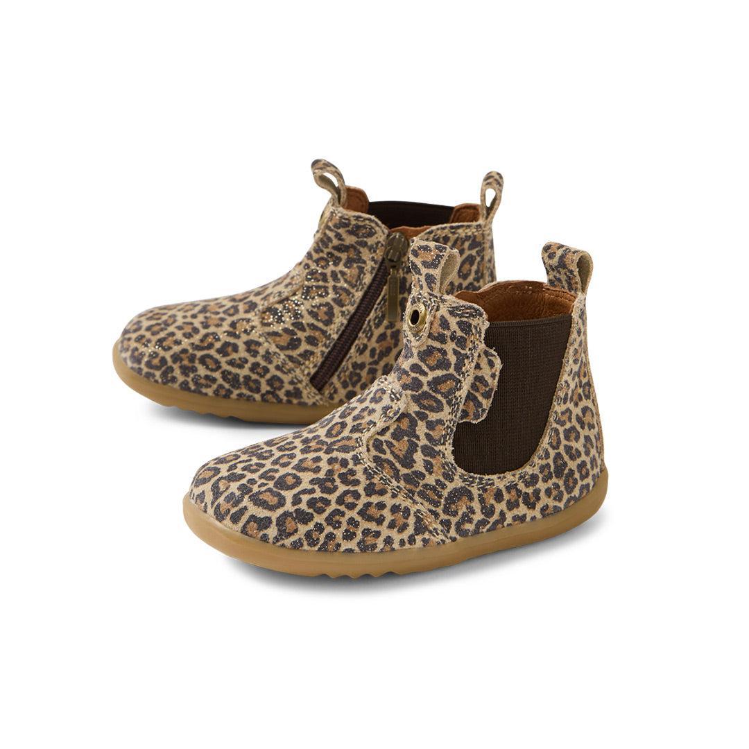 Bobux Step-Up Jodhpur - Leopard Shimmer-Boots-Leopard Shimmer-20 EU (3.5 UK) | Natural Baby Shower