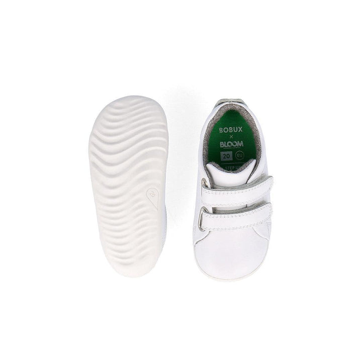Bobux Step Up Grass Court - Optical White-Trainers-Optical White-20 | Natural Baby Shower