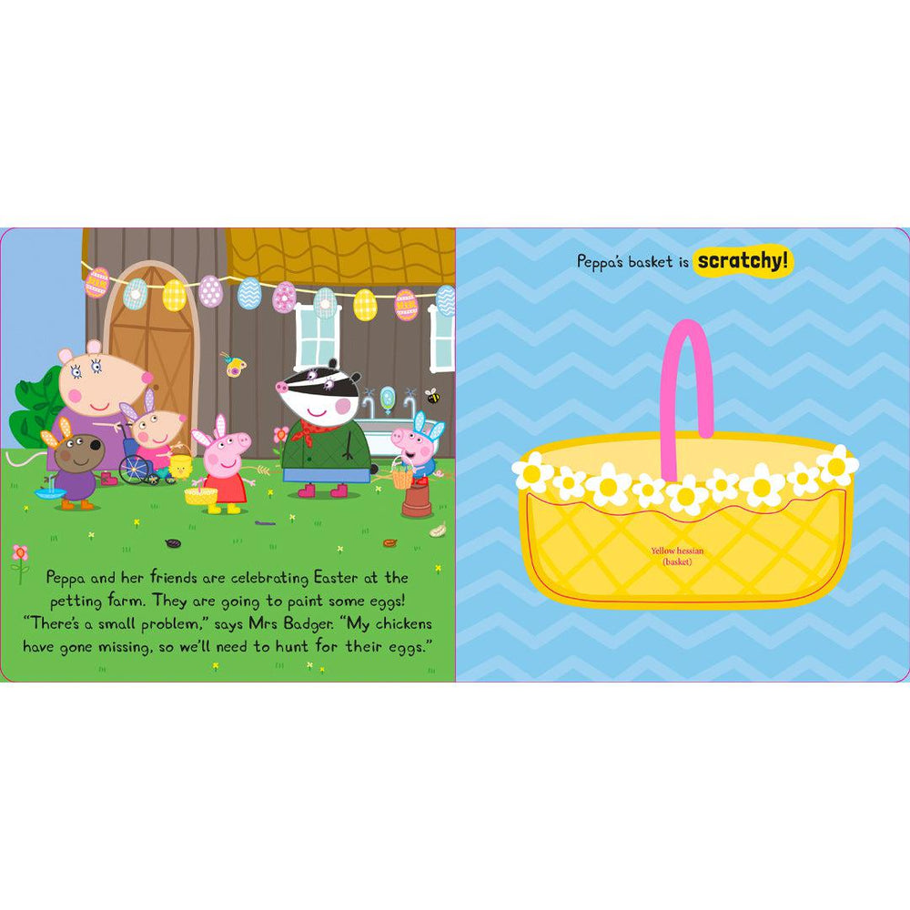 Bookspeed Peppa Pig: Easter At The Farm Touch And Feel Book-Books- | Natural Baby Shower
