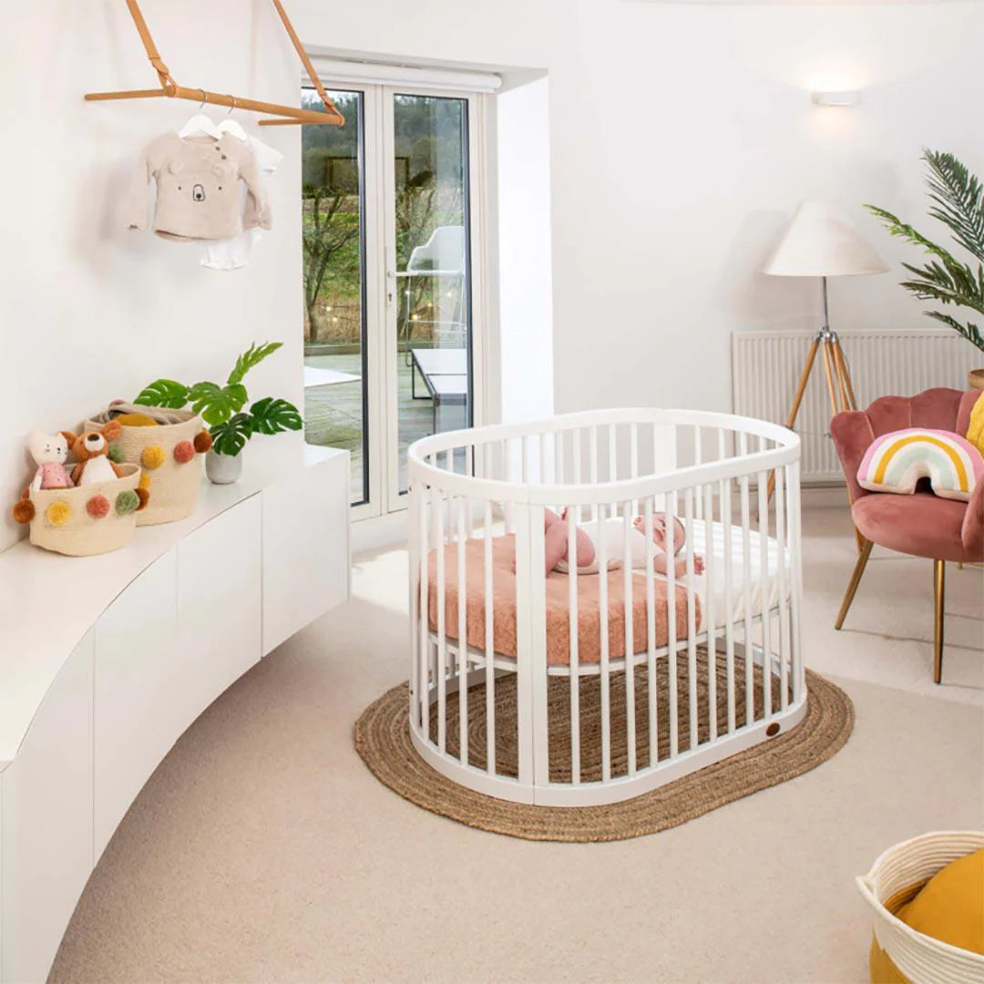 boori-oasis-oval-cot-white-lifestyle-4_1800x1800_4c426839-8906-464b-81a0-8b42fe510404 | Natural Baby Shower
