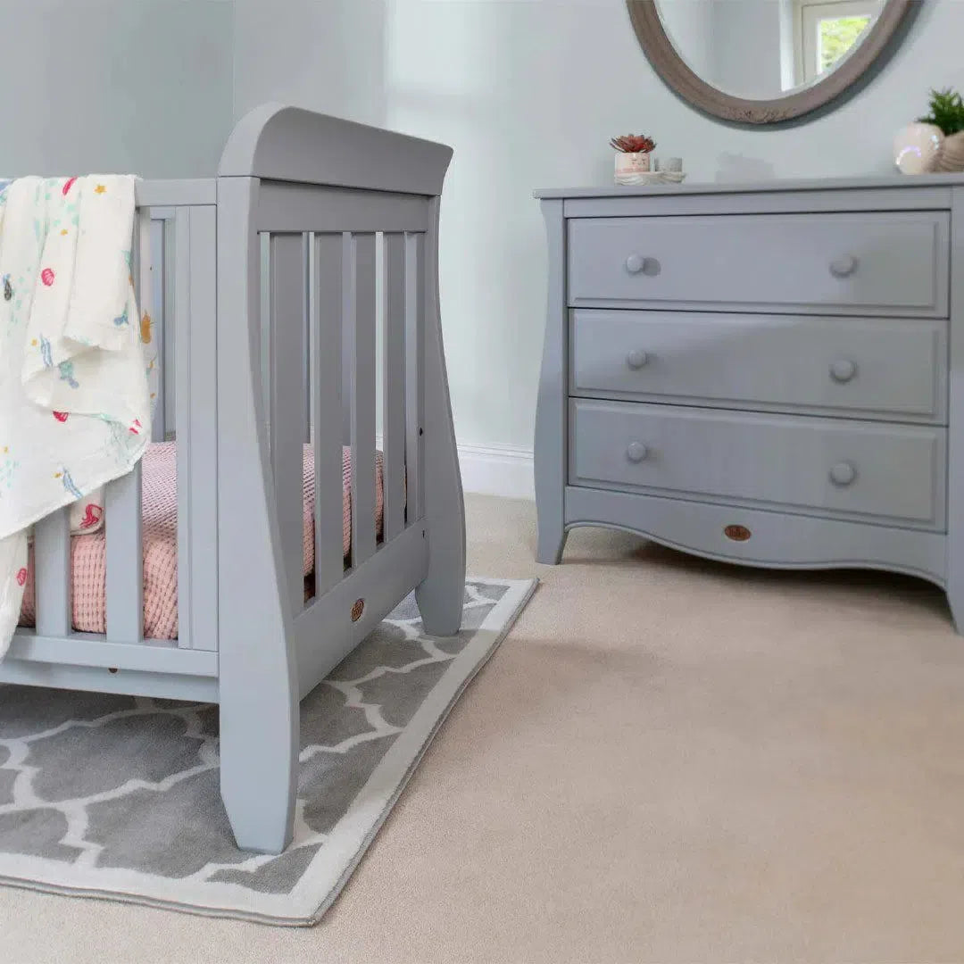 Boori Sleigh Urbane 2 Piece Nursery Set Pebble Natural Baby Shower
