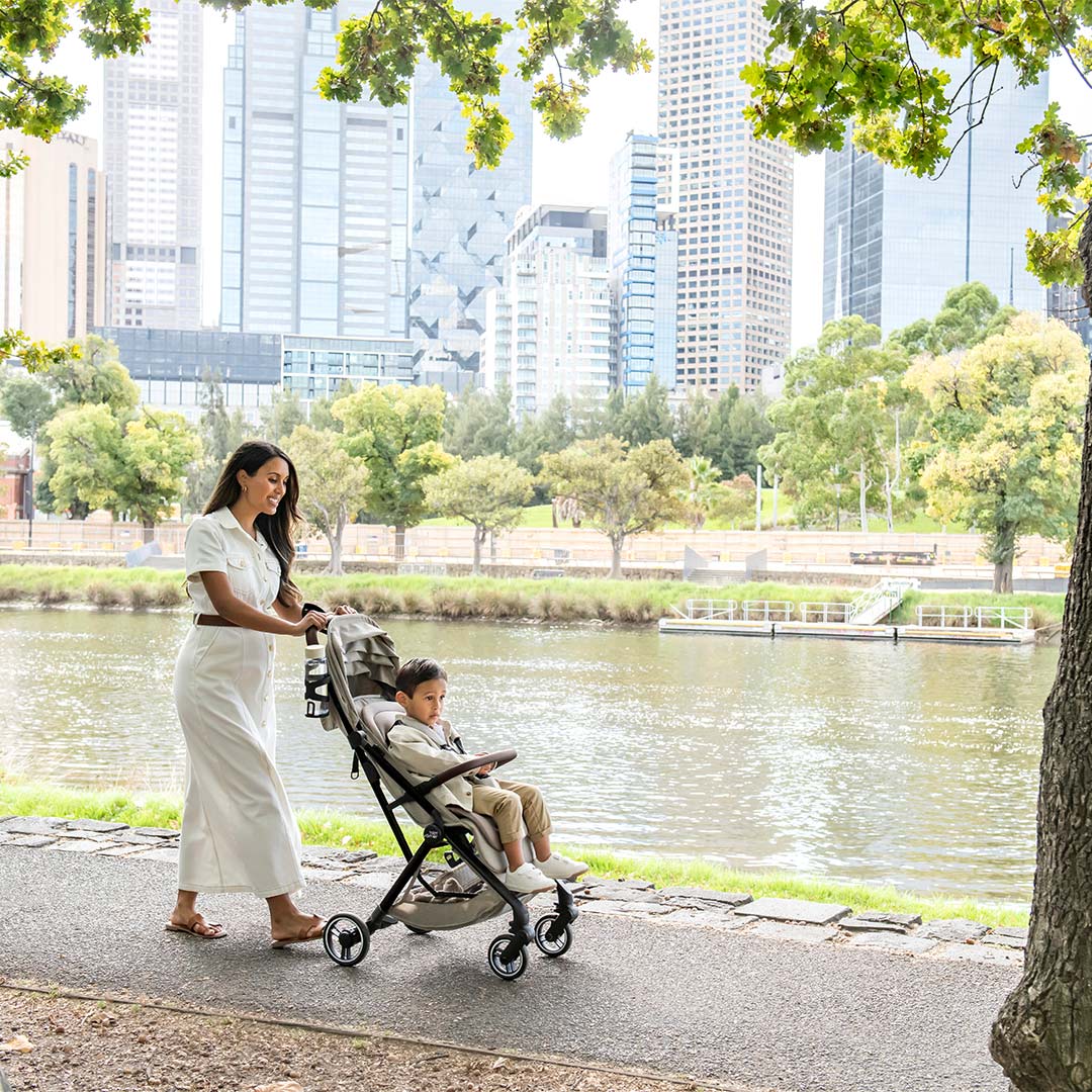 Britax Römer FLYLITE Compact Stroller - Teak-Strollers-Teak- | Natural Baby Shower