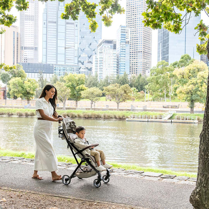Britax Römer FLYLITE Compact Stroller - Teak-Strollers-Teak- | Natural Baby Shower