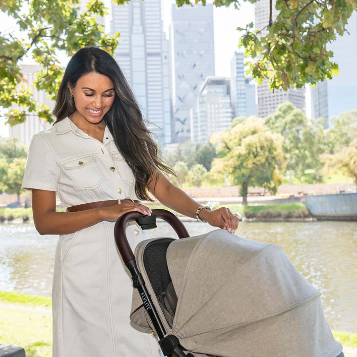 Britax Römer FLYLITE Compact Stroller - Teak-Strollers-Teak- | Natural Baby Shower